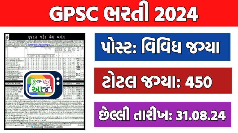 GPSC Recruitment 2024